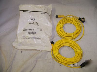 New lot allen bradley 889D-F4AC-5 qd cord set 4 pin 