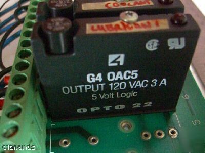 OPTO22 opto 22 G4PB16H + i/o (6) G4IDC5 + (2) G4OAC5