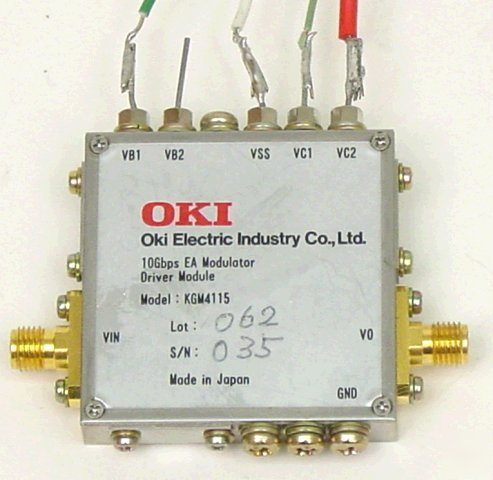 Oki semiconductor KGL4115F 10GBPS ea modulator driver