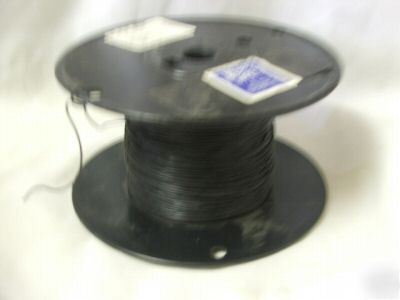 Spool of black wire 24AWG 1936 stranding