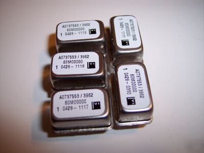 Vectron temperature compensated oscillator 60MHZ lot