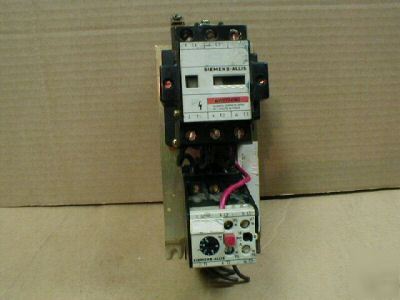 Siemens allis motor starter size 0 & overload