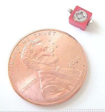 Surface mount smt trimmer caps ~ murata 4PF to 20PF (25