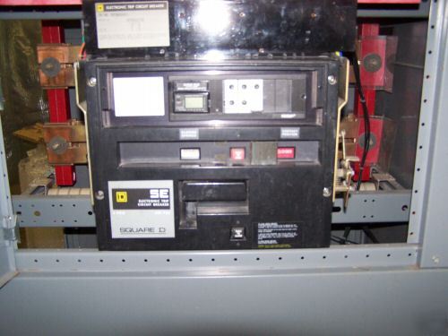 2500 amp square d breaker cabinet w/feeder breaker's