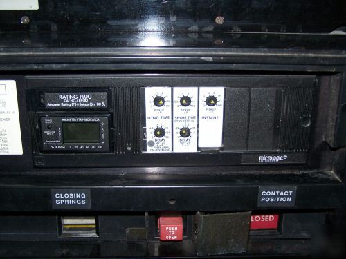 2500 amp square d breaker cabinet w/feeder breaker's