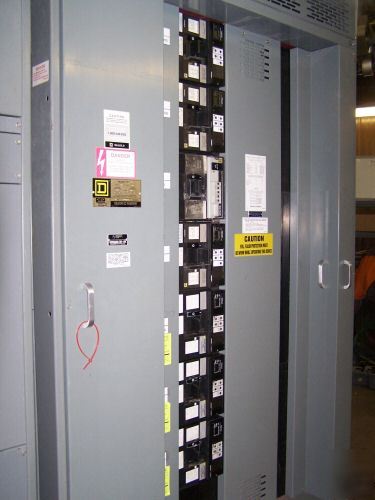 2500 amp square d breaker cabinet w/feeder breaker's