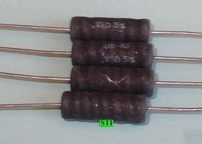 0.15 ohm - 5 watt 5W - 5% resistors 0.15 ohm lot of 4