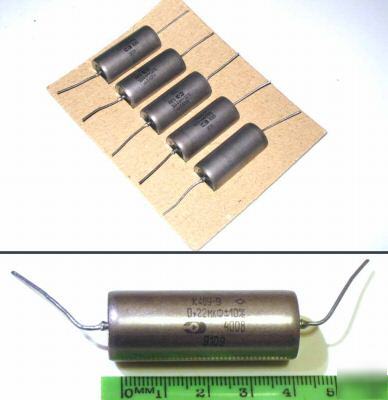 0,22UF 400V pio capacitors K40Y-9. lot of 10