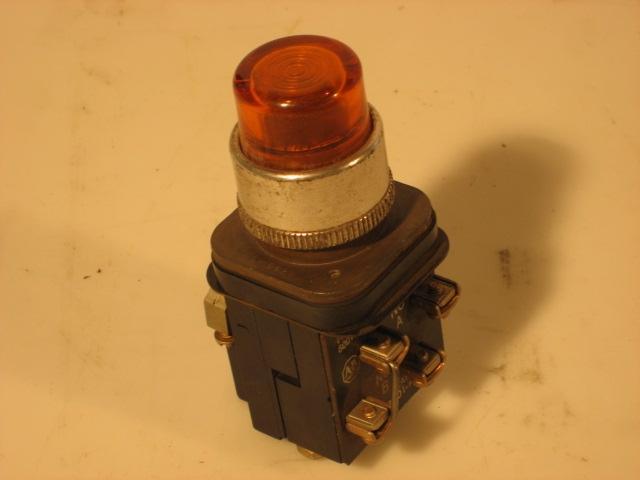 Allen bradley 800T-PT16 pushbutton switch orange