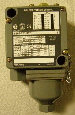 Allen bradley pressure switch #836T-T251JX5
