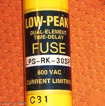 New buss low peak lps-rk-30SP amp fuse LPSRK30SP 30 nnb