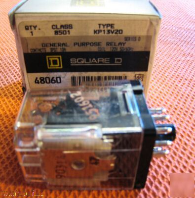 New square d 8501 KP13V20 general relay 8501KP13V20