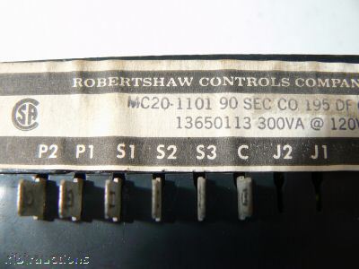 Robertshaw gard - pak iii MC20-1101 control relay