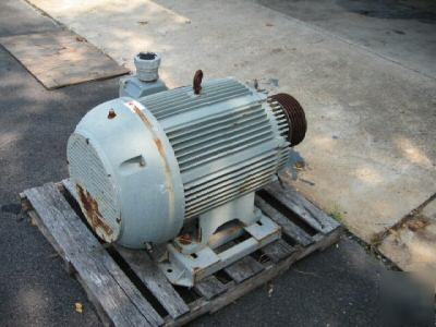 Siemens induction tefc motor 125 hp 1775 rpm 444T frame