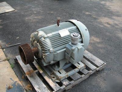 Siemens induction tefc motor 125 hp 1775 rpm 444T frame