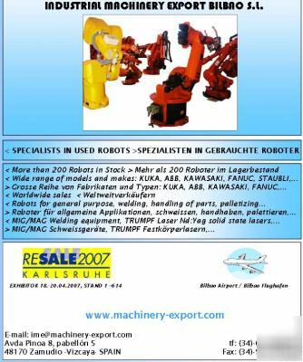 Used abb robots used kuka robots used fanuc robots