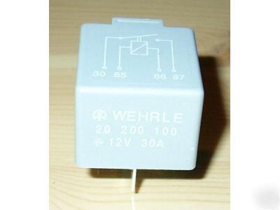 Wehrle 12V automotive relay - 30A - normally open