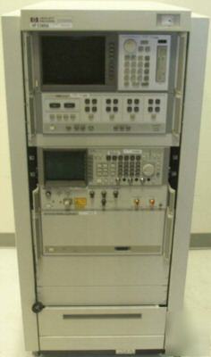 Hp 83420A optical amp pair source test set. w/opt. 210