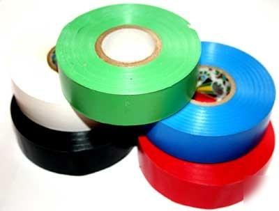 Insulating tape.insulation. green x 2 rolls. 25MM x 33M