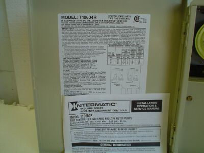 Intermatic T10604R 2 speed time control for filter pump