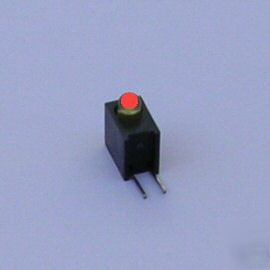 Led 3MM red diffused+integral resistor 5V...lot of 10.