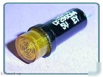 Ledtronics (5 volt) amber bi-pin cartridge lamp