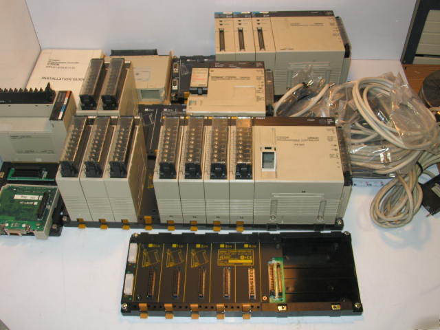 Lot of omron programmable controllers & modules C200H