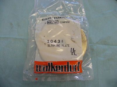 New lot of walker/parkersburg 1043 b blanking plates, <