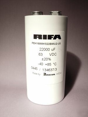 Revox rifa PEH169MK522BMU2-U5 22000UF 63VDC capacitor