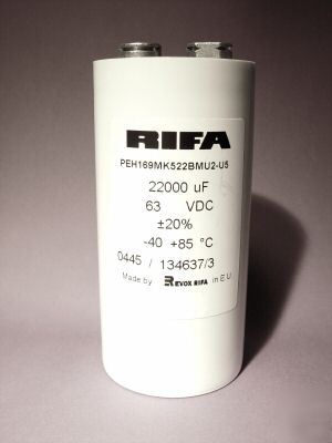 Revox rifa PEH169MK522BMU2-U5 22000UF 63VDC capacitor