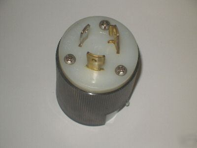 Used hubbell HBL2311 L5-20P 20A 125V twist lock plug