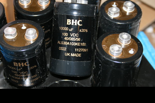10,000MFD 100V radial electrolytic capacitor BSA1A