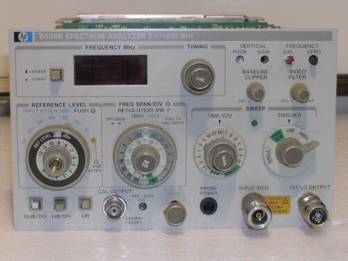 Agilent 8558B, 1-150MHZ spectrum analyzer 