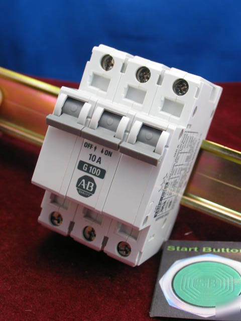 G100 allen bradley 3 pl circuit breaker 1492-CB3 10 amp