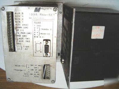 Lot 2 magnetek gemco ram set 1996C control controller