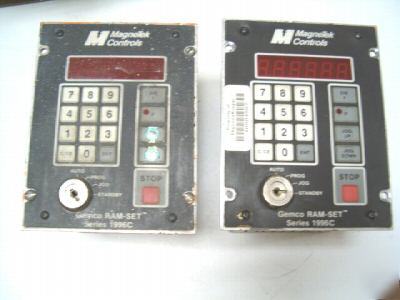 Lot 2 magnetek gemco ram set 1996C control controller