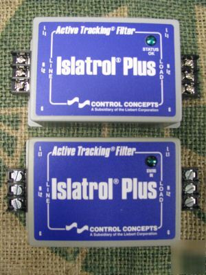 Lot of (2) ic+102 islatrol plus active tracking filters