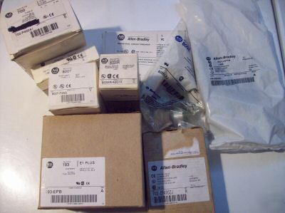 New allen bradley mixed lot all 19 pcs. total variety