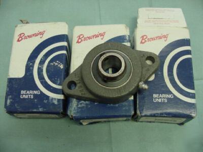 New browning VF2S-212 two bold flange bearing, qty. 3 