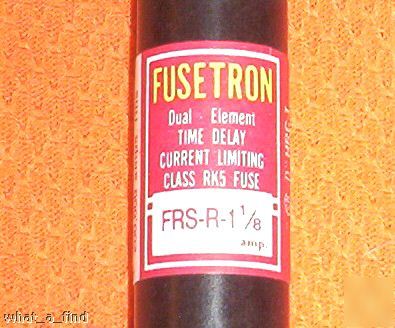 New buss frs-r-1 1/8 fuse fusetron FRSR1 1/8 nnb