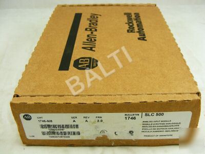 New * sealed* allen bradley ab 1746-NI8 /a 1746NI8