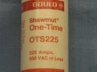 Shawmut class rk-5 fuse 225 amp 600 v OTS225