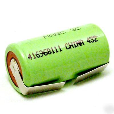 Subc nimh 2700MAH w/ tabs battery for pack assembly 
