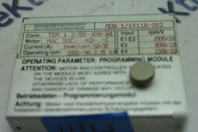 Indramat MOD1/1X118-002 programming module