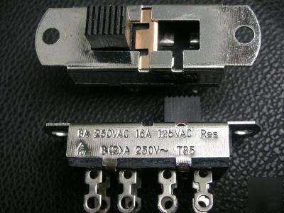 10, 3-way DP3T 125V-250V 16A slide on/on/on switch,S303