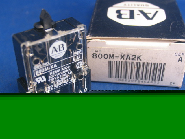 800M-XA2K allen bradley contact block