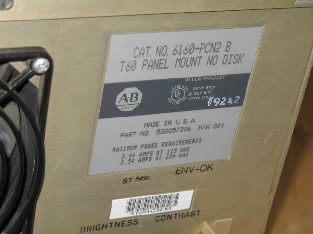 Ab allen bradley 6160-PCN2 T60 industrial 14