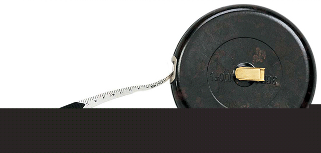Athletic field measuring tape