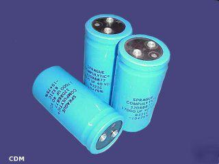 Capacitor, sprague 32DX6877, 17000UF 40V, electrolytic