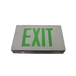 Die casting exit sign,double face,battery back-up. E3DG